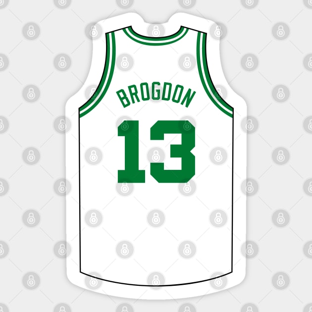 Malcolm Brogdon Boston Jersey Qiangy Sticker by qiangdade